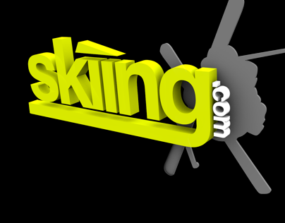Skiing.com 3D Logo