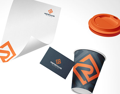 Referans Steel Co. logo and branding identity design