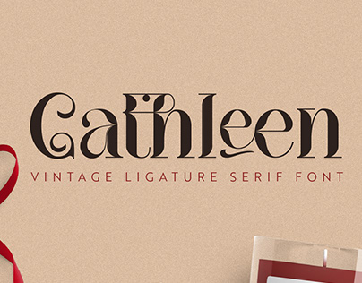 Cathleen|Vintage Ligature Serif Font