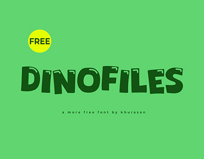 Dinofiles Font free for commercial use