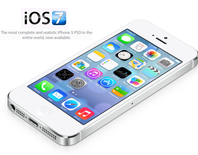Apple iOS 7 Mockup And Download Link