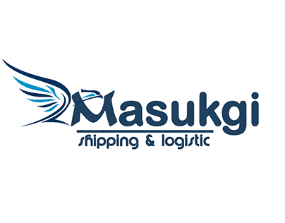 Shipping and Logistic company "Masukgi" logo design
