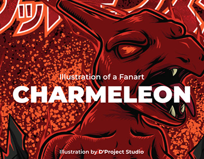 Charmeleon Pokemon | T-shirt Illustration