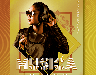 Afiche Música latina