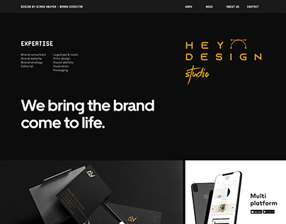 HeyDesign Studio Website