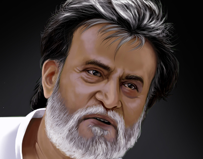 Actor Rajnikanth Illustration