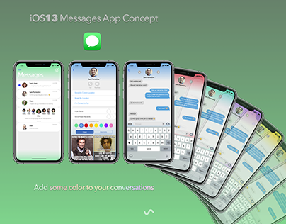 iOS 13 Messages App Concept