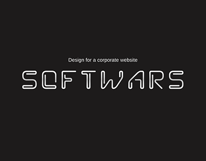 Design for a corporate website of an IT company