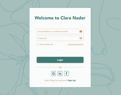 Clara Nader - Website