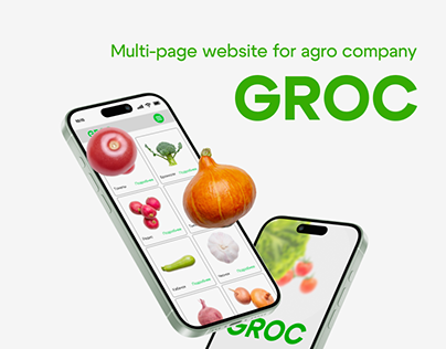 Groc / Multi-page website