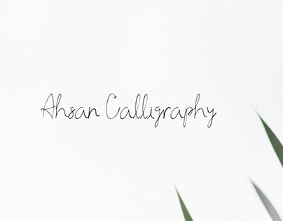 Ahsan - Free Calligraphy Script Font