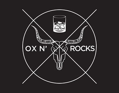 Logo design OX On Rocks