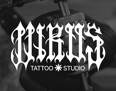 Virus Tattoo Brand Identity