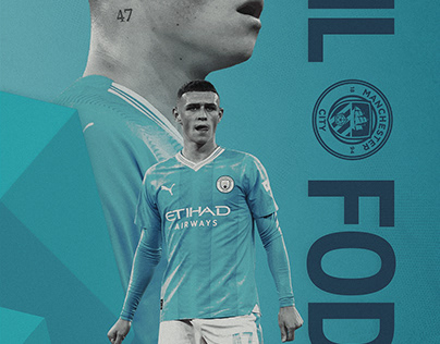 Project thumbnail - Phil Foden Manchester City Poster Design