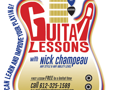 Guitar Lesson Flyer