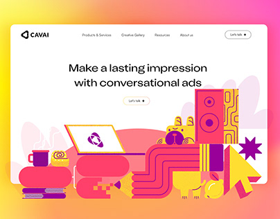 Cavai - Website for an conversational SaaS platform