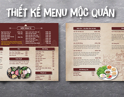 Project menu Mộc Quán