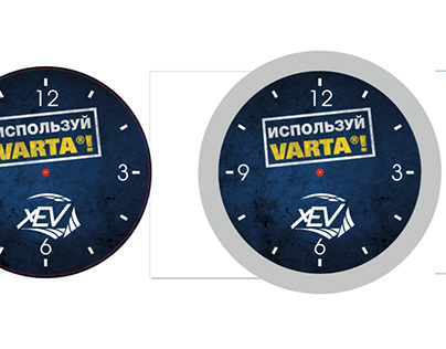 Часы для Varta. Design