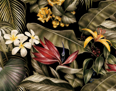Jungle print for AMI s/s 2014
