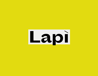 Lapì Typeface [WIP]