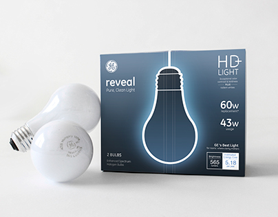 GE Reveal Bulb Packaging