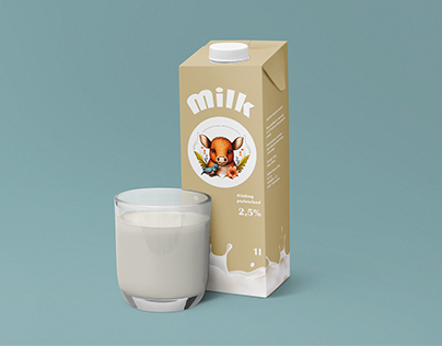 Milk package design | Дизайн упаковки молока