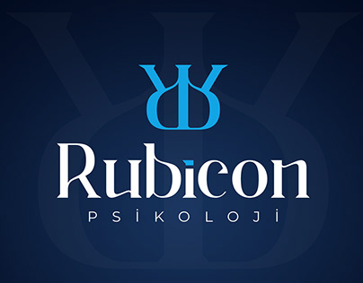 Rubicon Psikoloji Logo Design