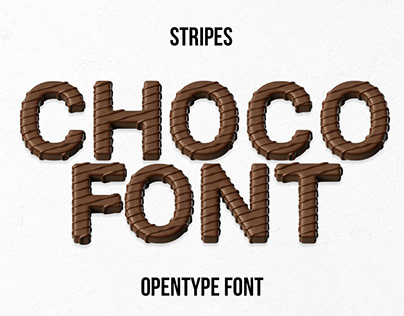 Choco Stripes Font