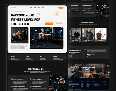 Fitness & Gym Website I Landing Page