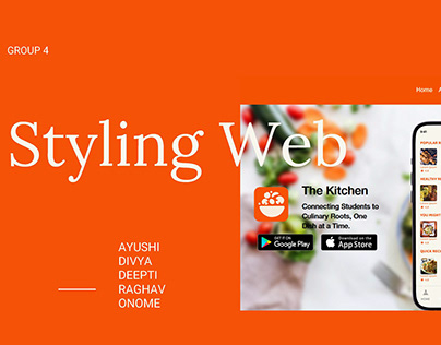 The Kitchen website - HTML | CSS | JS