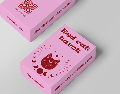 RED CAT | tarot cards box
