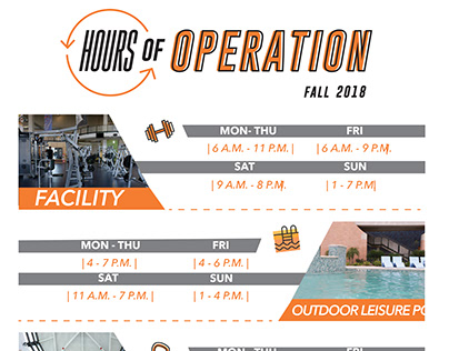 Fall Hours of Operation UREC