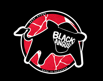 Black Angus Logo and Branding
