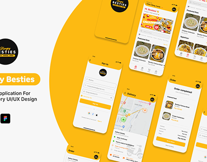 Hungry Besties | Mobile Application UI/UX Design