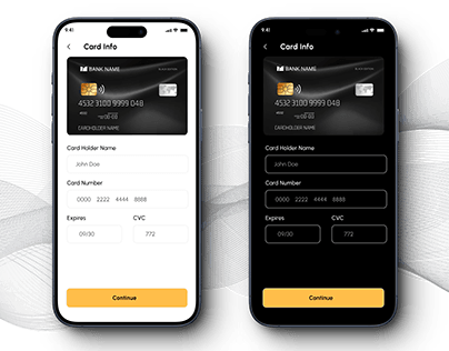 Credit Card Detail UI