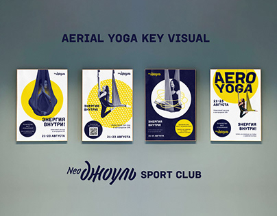 Aerial yoga Key Visual
