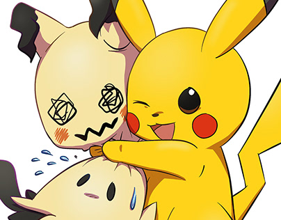 Mimikyu and Pikachu