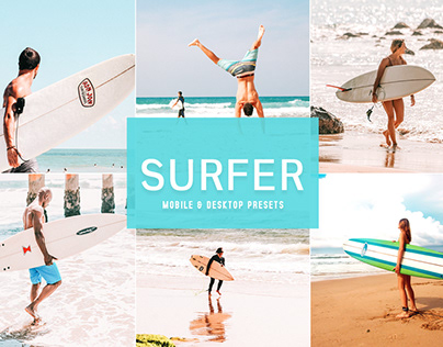 Free Surfer Mobile & Desktop Lightroom Presets