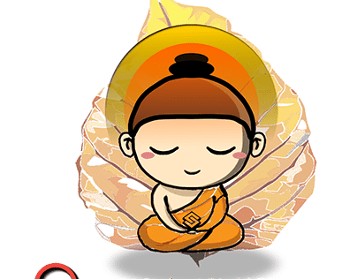 cute monk enlightment
