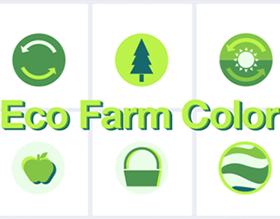 Eco Farm Color Icon Set [SVG]