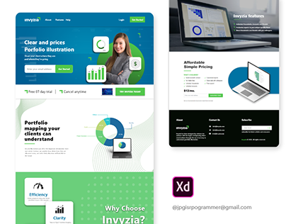 Financial Portfolio Web Design