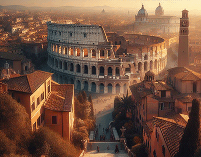 Colosseum in Ancient Rome
