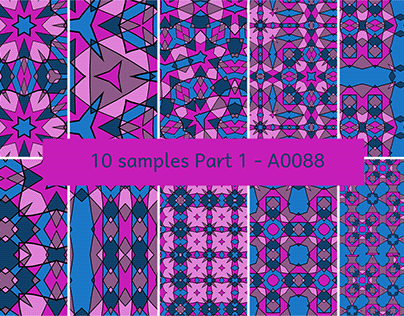 Pattern Design in great colors
