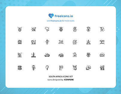 Download Free South Africa icons Set