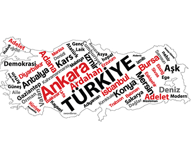Turkey Map Vectorel Turkiye Haritasi Vektorel 