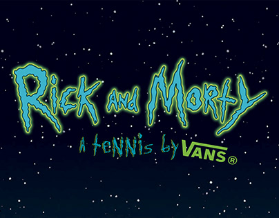 Rick and Morty a tennis by Vans.