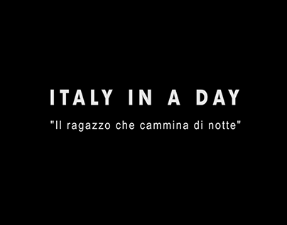 Italy in a Day - Film by Salvatores