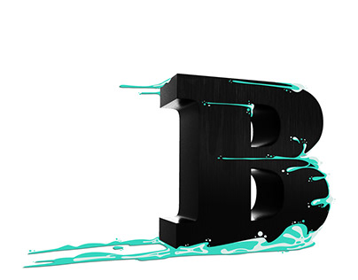 Logo for "Black ocean" design studio