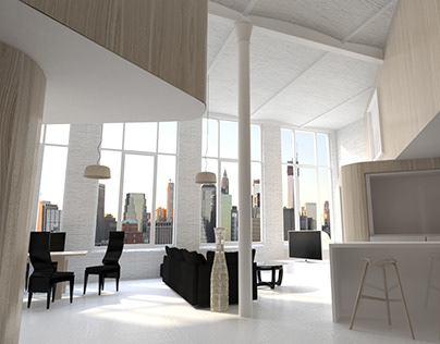 Representación 3D / Loft M - Graux & Baeyens architects