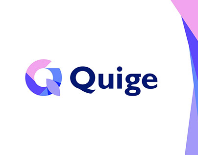 Letter Q negative space logo - Modern Tech logo design